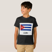 Cubaanse vlag t-shirt (Voorkant volledig)