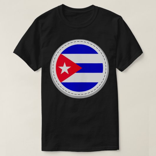 Cubaanse vlag t-shirt (Design voorkant)