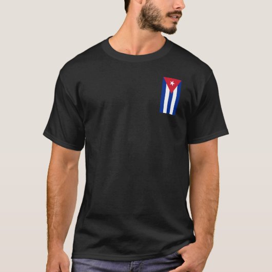 Cubaanse vlag t-shirt (Voorkant)