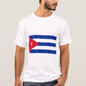 Cubaanse vlag t-shirt (Voorkant)