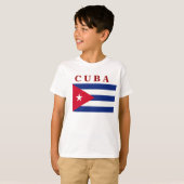 Cubaanse vlag t-shirt (Voorkant volledig)