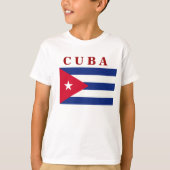 Cubaanse vlag t-shirt (Voorkant)