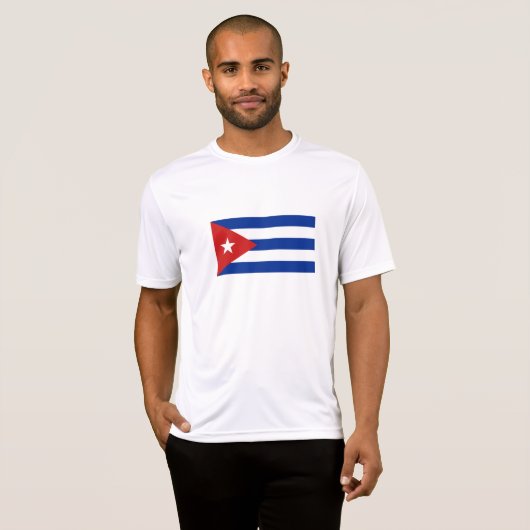 Cubaanse vlag t-shirt (Voorkant volledig)