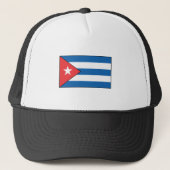 Cubaanse vlag T-shirts en cadeautjes Trucker Pet (Voorkant)