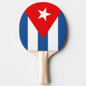 Cubaanse vlag tafeltennisbatje (Voorkant)