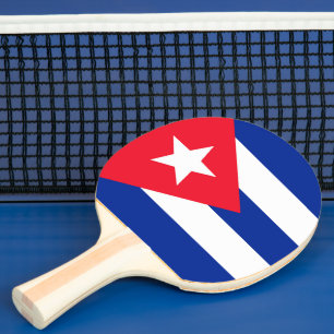 Cubaanse vlag tafeltennisbatje