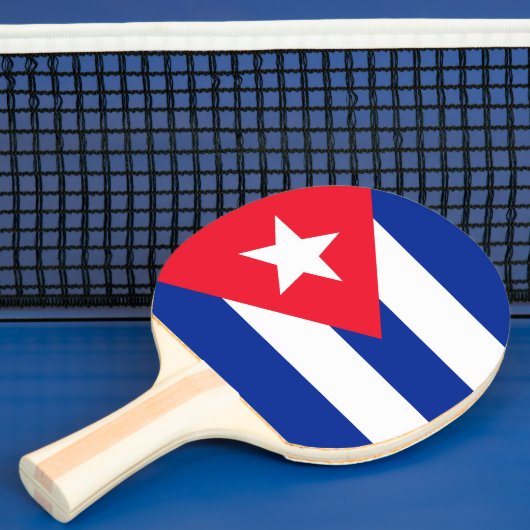 Cubaanse vlag tafeltennisbatje (Insitu)