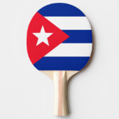Cubaanse vlag tafeltennisbatje (Voorkant)