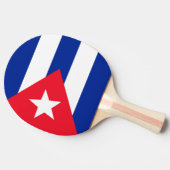 Cubaanse vlag tafeltennisbatje (Zijkant)
