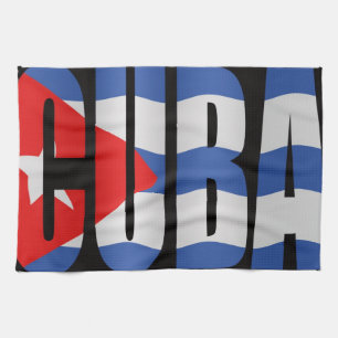 Cubaanse vlag theedoek