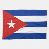Cubaanse vlag theedoek (Horizontaal)