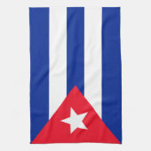 Cubaanse vlag theedoek (Verticaal)