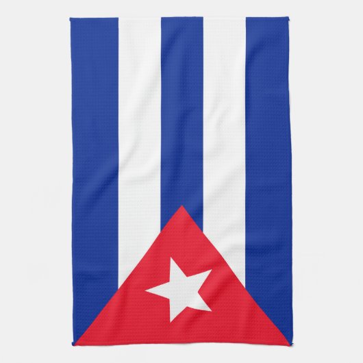 Cubaanse vlag theedoek (Verticaal)