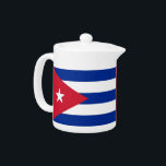 Cubaanse vlag theepot<br><div class="desc">Verhoog uw thee-ervaring met onze theepot met de levendige vlag van Cuba! Deze theepot is meer dan alleen een functioneel item; het is een viering van het rijke culturele erfgoed en de nationale identiteit van Cuba. Het gedurfde ontwerp van de Cubaanse vlag voegt een unieke en betekenisvolle toets toe, waardoor...</div>