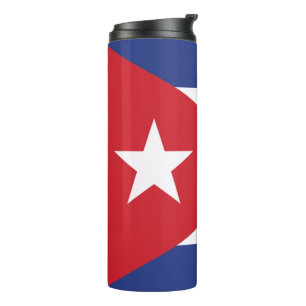 Cubaanse vlag thermosbeker