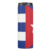 Cubaanse vlag thermosbeker (Achterkant)