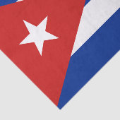 Cubaanse vlag tissuepapier (Detail)