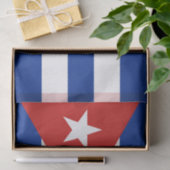 Cubaanse vlag tissuepapier (Geschenk)