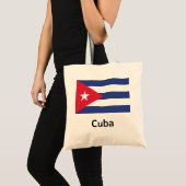 Cubaanse vlag tote bag (Voorkant (product))