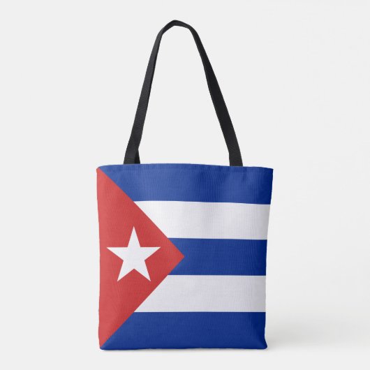 Cubaanse vlag tote bag (Achterkant)