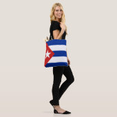 Cubaanse vlag tote bag (Op model)