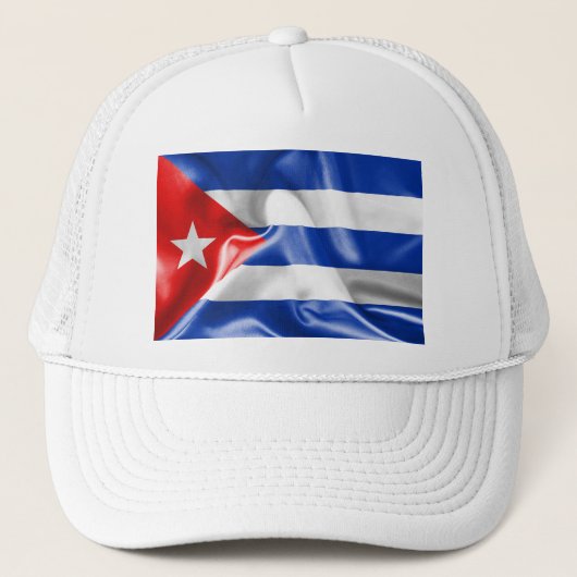 Cubaanse vlag trucker pet (Voorkant)