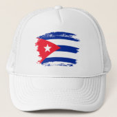 Cubaanse vlag trucker pet (Voorkant)