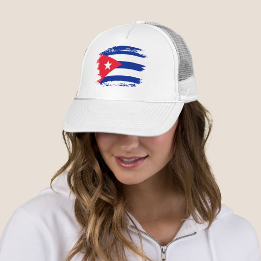 Cubaanse vlag trucker pet (In situ)