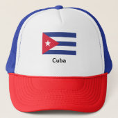 Cubaanse vlag trucker pet (Voorkant)