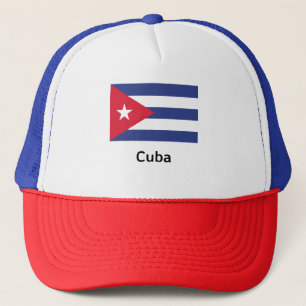 Cubaanse vlag trucker pet