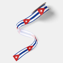 Cubaanse Vlag Verjaardagstaart Satijnen Lint