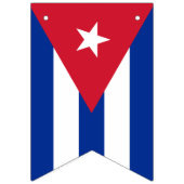 Cubaanse vlag vlaggetjes (Tweede vlag)