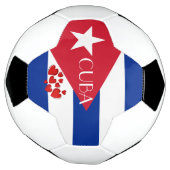 Cubaanse vlag voetbal (Gedraaid)