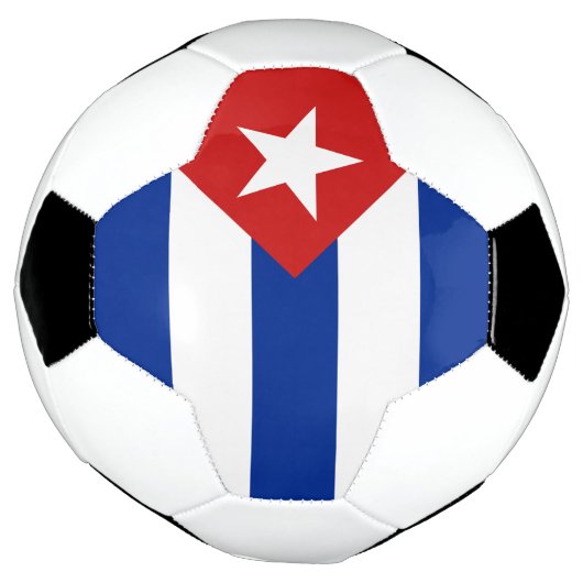 Cubaanse vlag voetbal (Gedraaid)