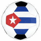 Cubaanse vlag voetbal (Voorkant)