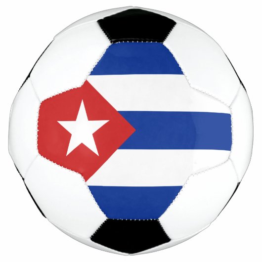 Cubaanse vlag voetbal (Voorkant)
