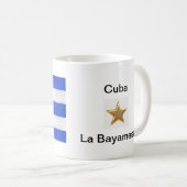 Cubaanse vlag & volkslied Naam koffie / thee Mok (Voorkant rechts)