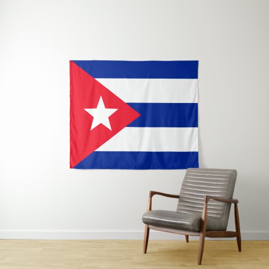 Cubaanse vlag wandkleed (In Situ (horizontaal))