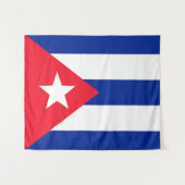 Cubaanse vlag wandkleed (Voorkant (horizontaal))