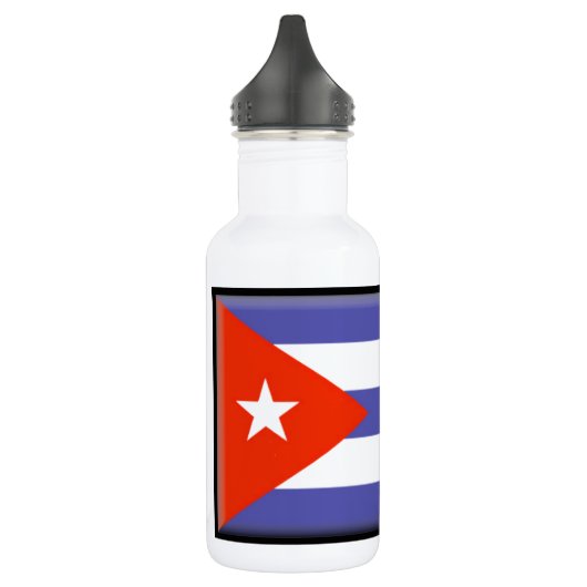 Cubaanse vlag waterfles  (Links)