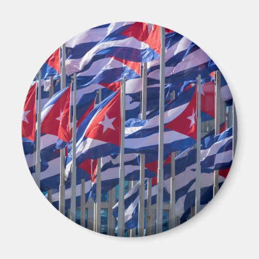 Cubaanse vlaggen, Havana, Cuba Magneet (Voorkant)