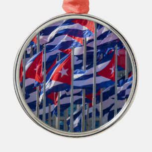 Cubaanse vlaggen, Havana, Cuba Metalen Ornament