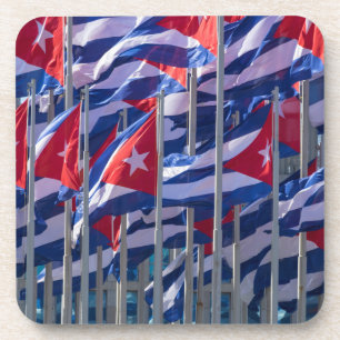 Cubaanse vlaggen, Havana, Cuba Onderzetter