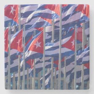 Cubaanse vlaggen, Havana, Cuba Stenen Onderzetter