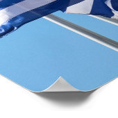 Cubaanse vlaggen zwaaien poster (Hoek)
