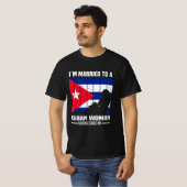 Cubaanse vrouw | Cubaanse vlaggengiften T-shirt (Voorkant volledig)