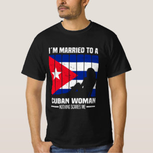 Cubaanse vrouw   Cubaanse vlaggengiften T-shirt
