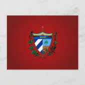 Cubaanse wapenschild briefkaart (Voorkant)