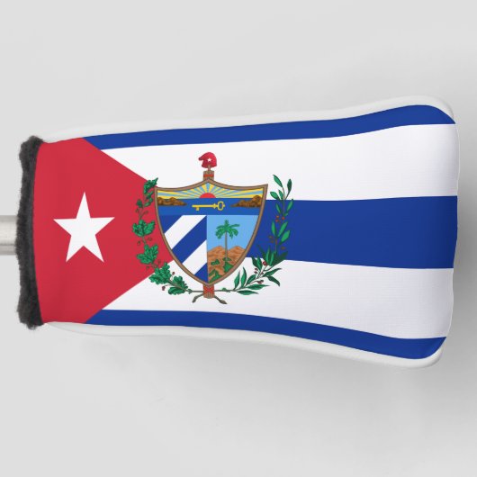 Cubaanse wapenschild golfheadcover (Voorkant)