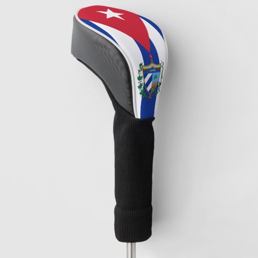 Cubaanse wapenschild  golfheadcover (Schuin)